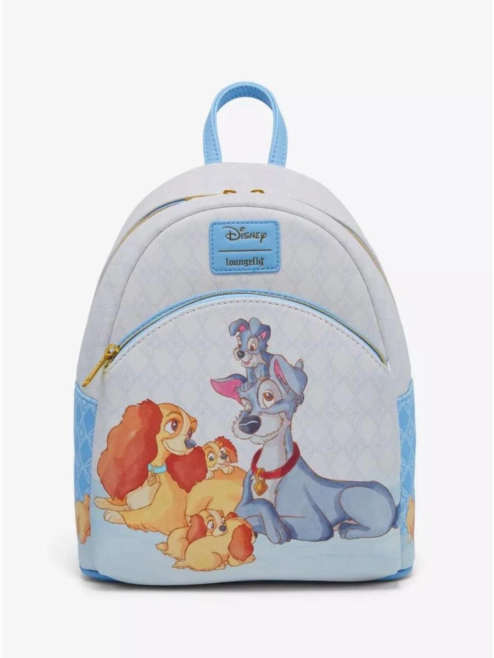 Loungefly Disney Lady And The Tramp Puppies Mini Backpack NWT